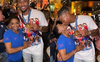 Jonathan Owens sends sweet congratulations after wife Simone Biles’ Olympics win: ‘Witnessing history’