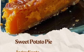 Sweet Potato Pie – A Recipe You Can’t Afford to Lose!