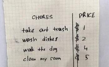 Spoiled Son Demands Money For Doing His Chores