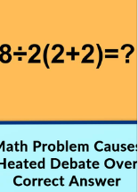 Math Problem Causes Controversy As People Disagree How To Solve It 