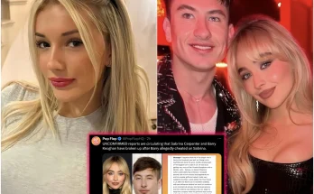 The Nytimes: Breckie Hill hints Barry Keoghan cheated on Sabrina Carpenter with her