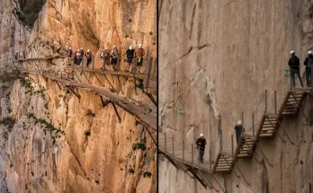 British tourist, 20, dies while climbing on Spain's dangerous 'Monkey Bridge' path