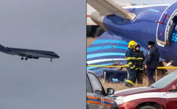 Horrifying footage shows Azerbaijan Airlines plane crash that tragically killed 38 passengers