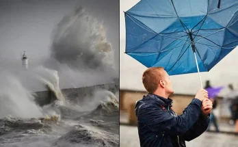 Met Office issue rare 'danger to life' red weather warning as storm set to batter UK this weekend