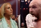 Ringside footage shows what Paris Fury did after husband Tyson lost to Oleksandr Usyk