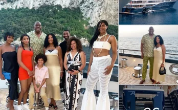 Magic Johnson is ‘Excited’ to have kids EJ, Andre, Elisa and family who are currently cruising the Mediterranean on a superyacht called Phoenix