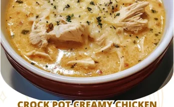 Crock Pot Creamy Chicken Parmesan Soup