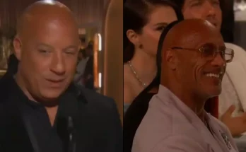 Viewers notice The Rock’s reaction to Vin Diesel greeting at the Golden Globes following their feud