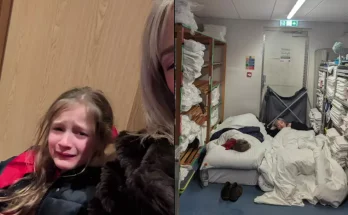Children left ‘traumatised’ after family were ‘forced to sleep in Travelodge laundry room’