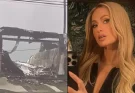 Paris Hilton is 'heartbroken' as she has to watch her home burn down live on TV