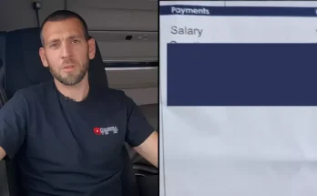 Professional truck driver shared payslip showing surprising amount he earns per year