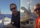 Haunting moment ghost ship is spotted by sailors near the Bermuda Triangle