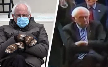 People can't stop pointing out Bernie Sanders as he sits in oddly similar position as he did in 2021 at Biden's inauguration