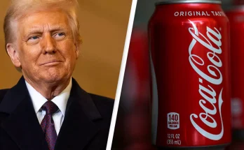 Iconic Coca-Cola button reinstalled in White House as people shocked to learn 'wild' amount Trump is drinking per day