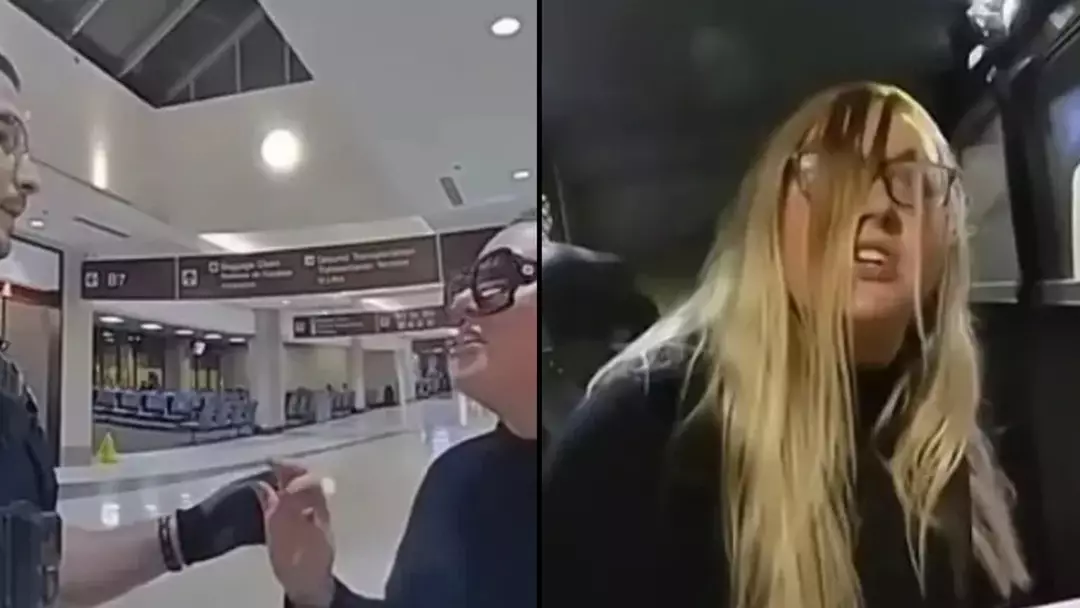 BBC comedian recorded in bizarre rant to US police at airport before being arrested