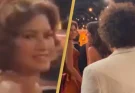 Fans in hysterics after watching Zendaya's reaction to seeing Benny Blanco at Golden Globes