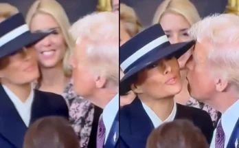 Body language expert explains why Donald Trump struggled to kiss wife Melania in awkward inauguration moment