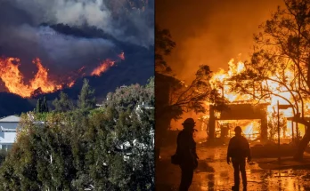 Major celebrities among those who have had homes devastated by new Hollywood wildfire ripping through LA