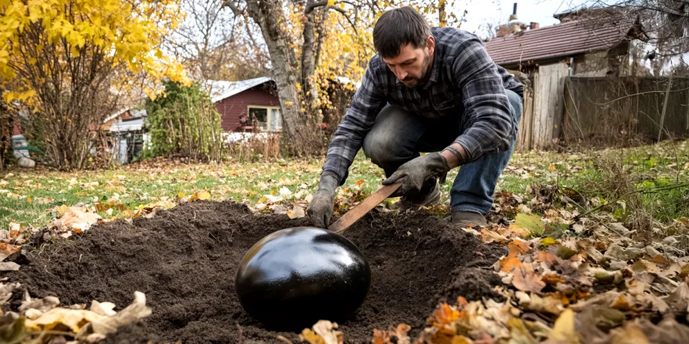 I Returned Early to Surprise My Husband Only to Find Him Burying a Large Black Egg in Our Garden - Its Mystery Brought Us Closer