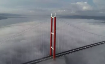 World's longest suspension bridge connects Europe to Asia and cuts travel time by 93%