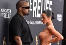 Lip reader reveals 'five word comment' Kanye West made to Bianca Censori before she dropped coat at Grammys