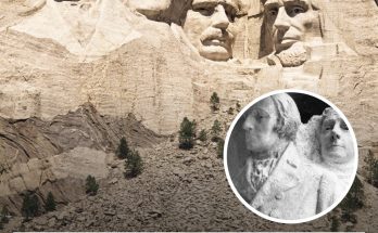 People are only just realizing what Mount Rushmore was supposed to look like before funding ran out