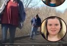 Chilling footage captures moments before two teenage girls were brutally murdered in broad daylight