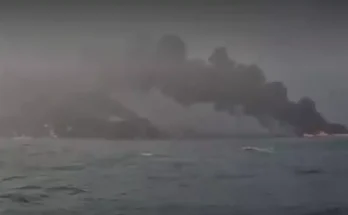 At least 32 casualties as oil tanker explodes into fireball during collision with ship off UK coast